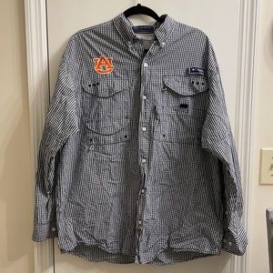 Medium Long Sleeve Auburn Columbia PFG shirt